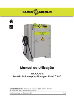 ISOCUBE para Nanogun Airmix® H2O | Manual de utilização