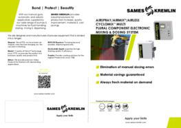 Leaflet Cyclomix® Multi Plural Component Electronic Mixing &amp; Dosing System 5English version) Sames