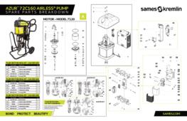 Azur 72C160 Pump Spare Parts Sheet (for NA only)